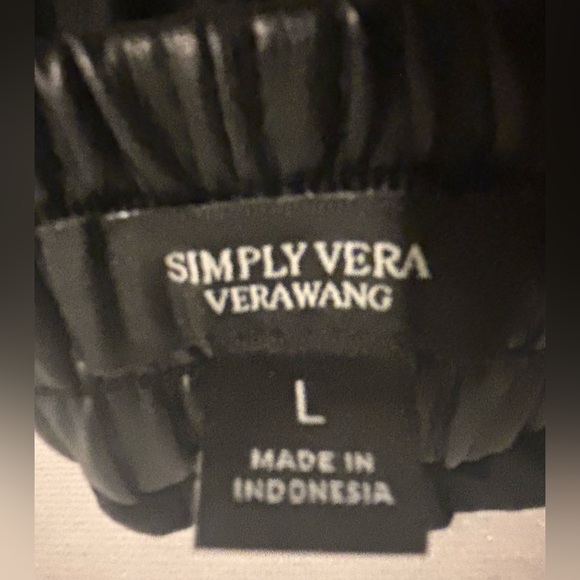 Simply Vera Wang Faux Leather Aline Skirt - Picture 7 of 10